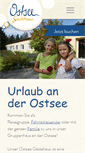 Mobile Screenshot of ostseegaestehaus.de