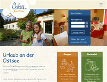 Tablet Screenshot of ostseegaestehaus.de